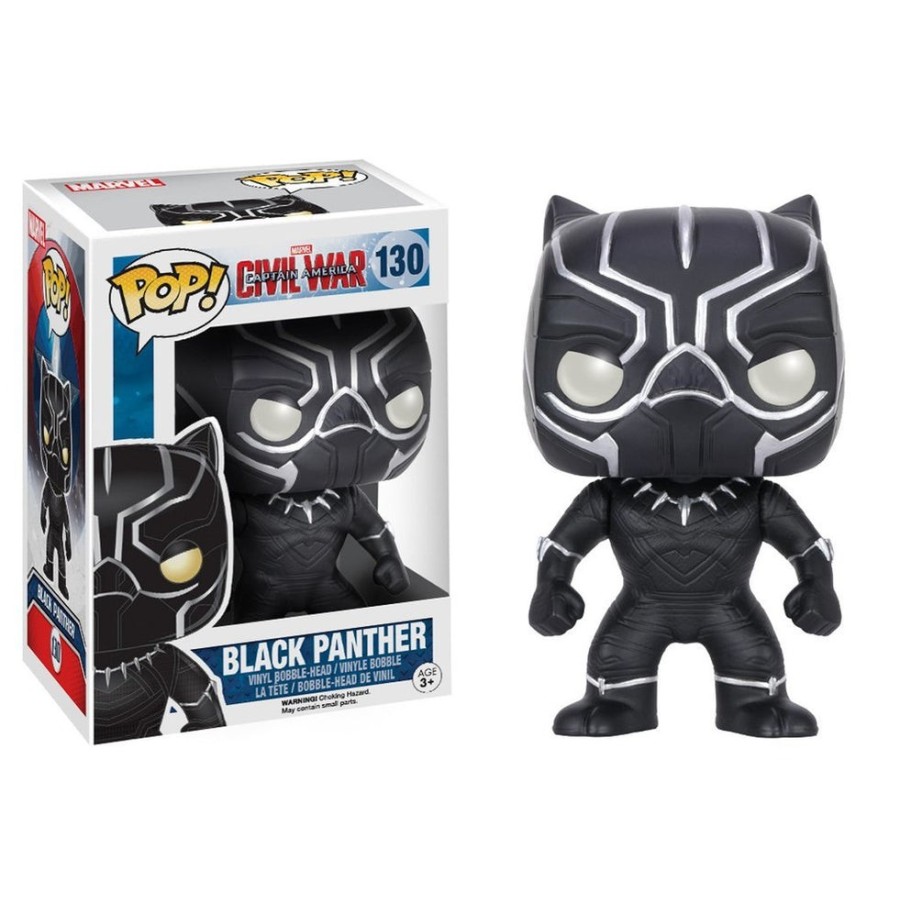 Figura pop marvel civil war black panther