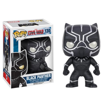 Figura pop marvel civil war black panther