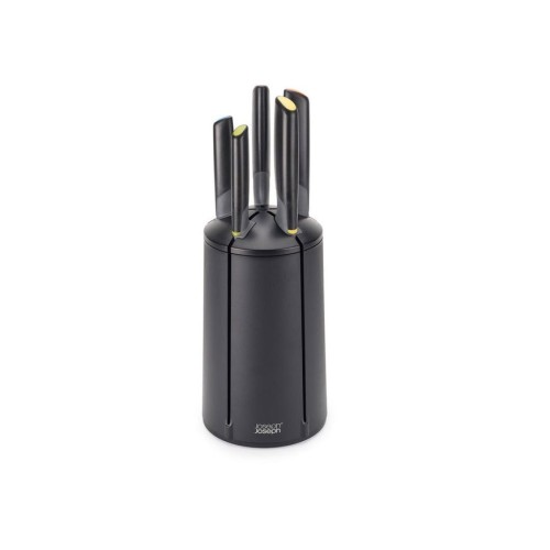 Juego de cuchillos joseph joseph elevate 6 piezas. negro