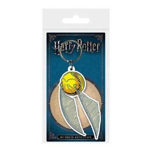 Llavero rubber snitch dorada harry potter