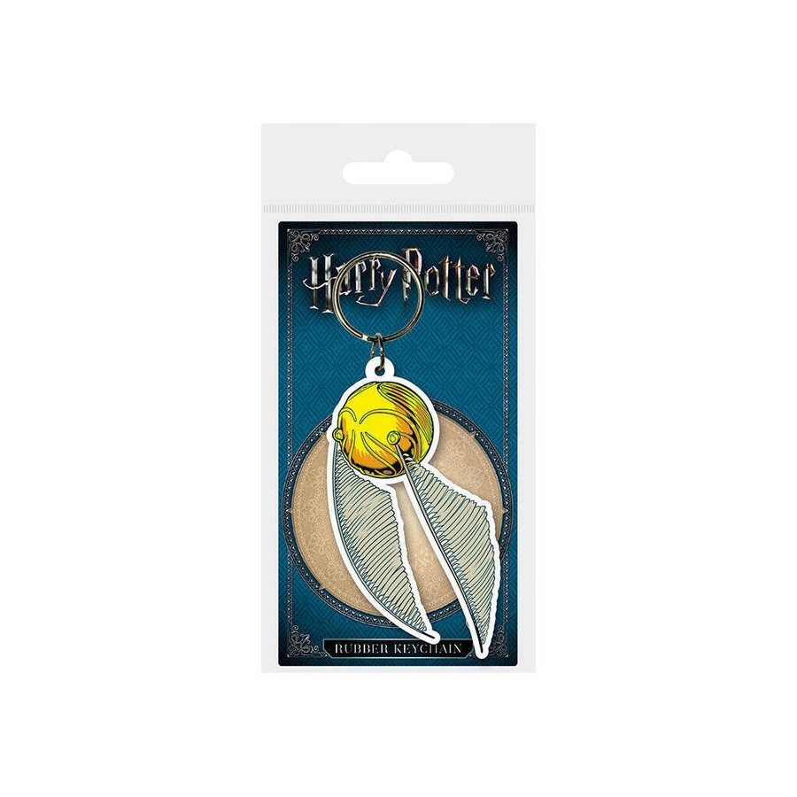 Llavero rubber snitch dorada harry potter