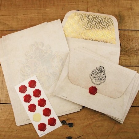 Set escritura cartas hogwarts harry potter