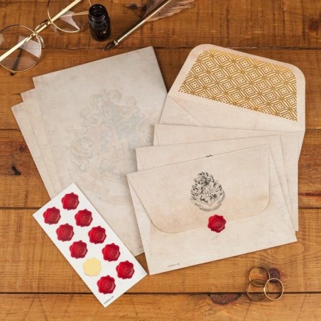 Set escritura cartas hogwarts harry potter