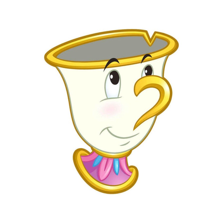 Toalla chip la bella y la bestia disney microfibra