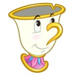 Toalla chip la bella y la bestia disney microfibra