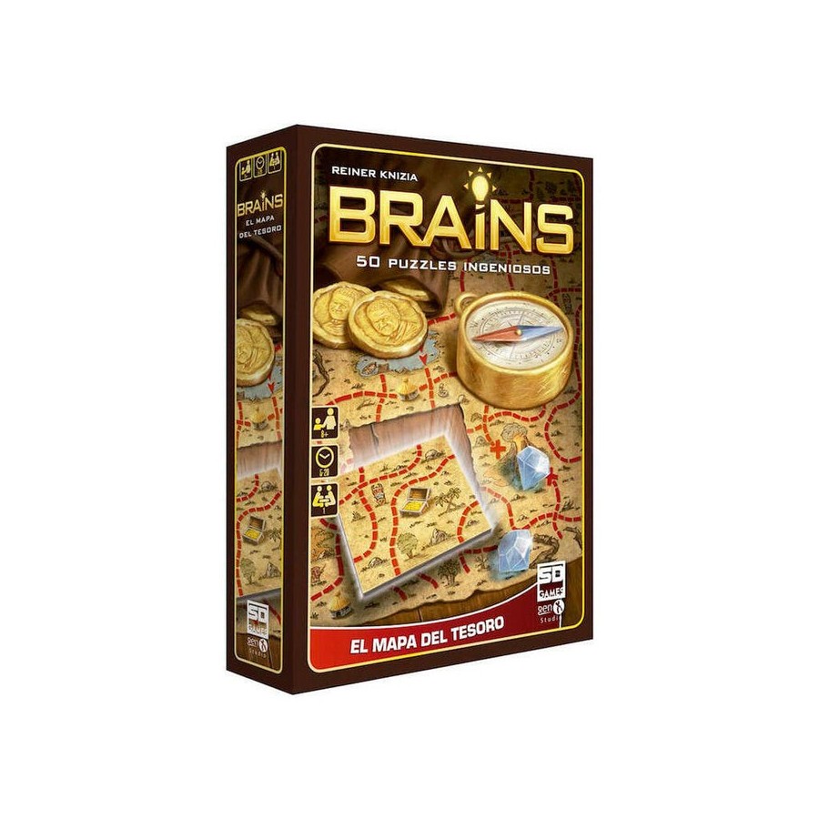 Juego brains mapa del tesoro