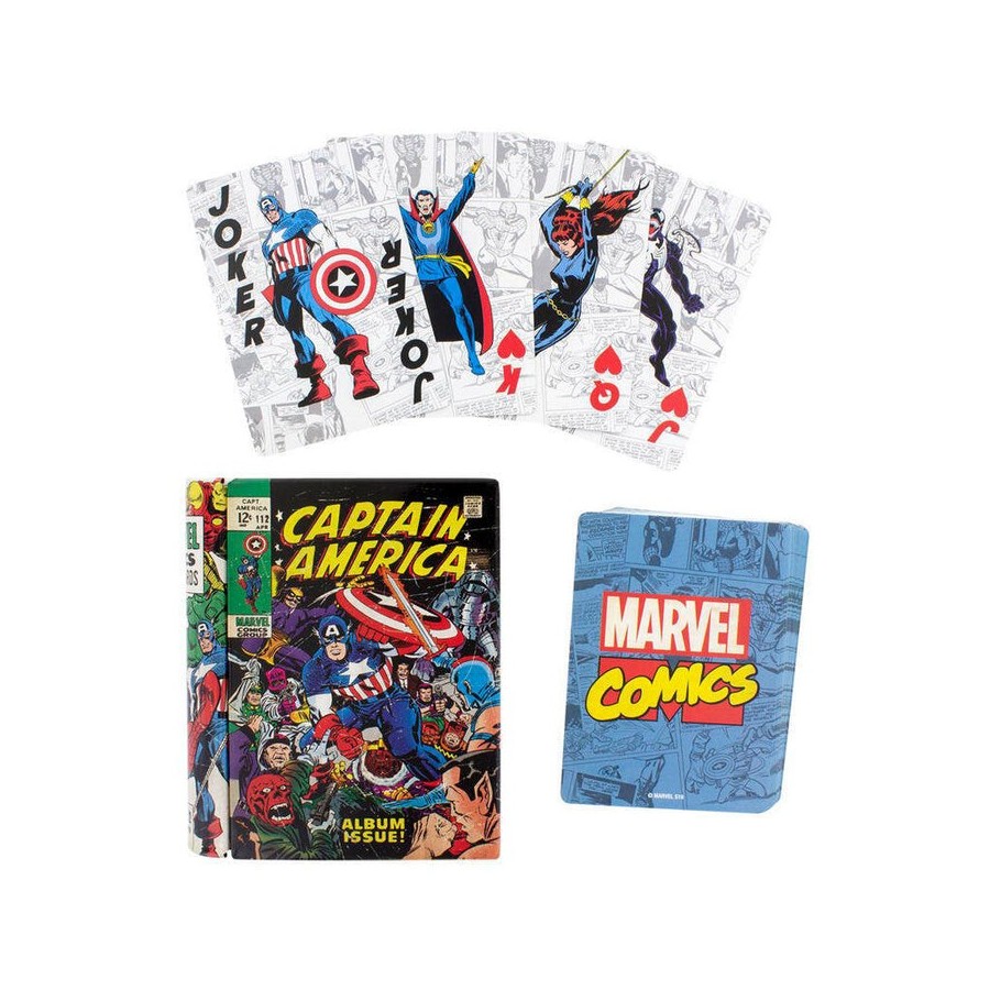 Baraja cartas marvel