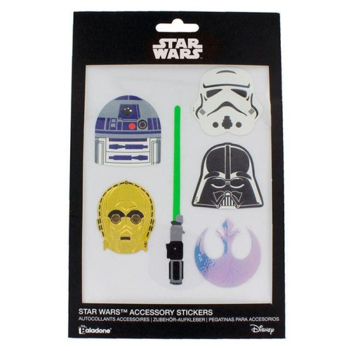 Star wars - pegatinas - personajes set de 6