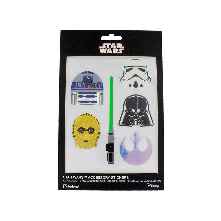Star wars - pegatinas - personajes set de 6