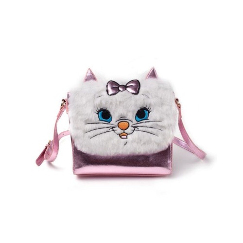 Disney marie shoulder bag with furry flap multicolor mujer bolsa de hombro