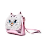 Disney marie shoulder bag with furry flap multicolor mujer bolsa de hombro