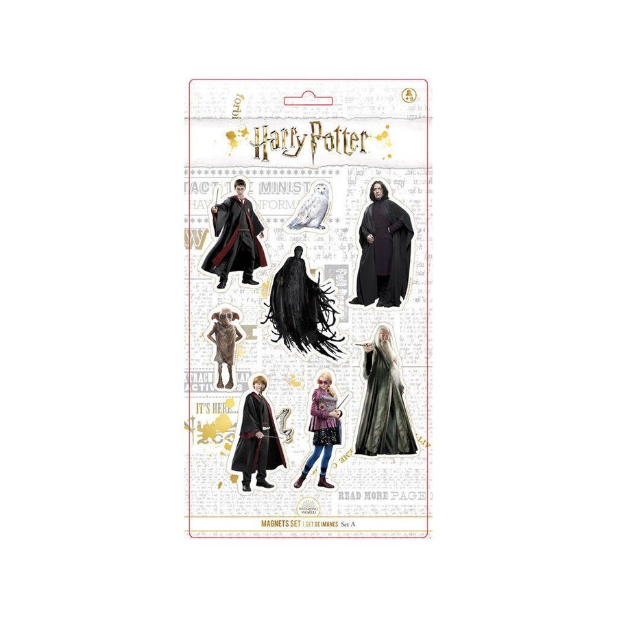 Set 8 imanes personajes harry potter