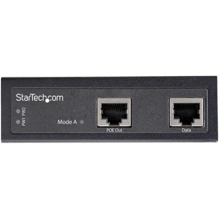 Startech inyector gigabit poe+ 30w din ip30