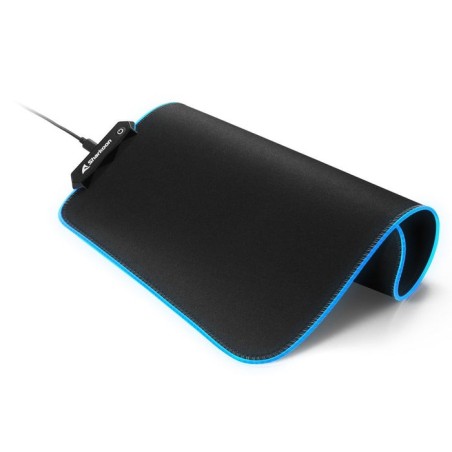 Sharkoon alfombrilla 1337 gaming mat 360 rbg 360x270x3 mm