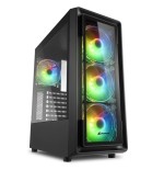Caja pc sharkoon tk4 rgb gaming tk4 rg mit