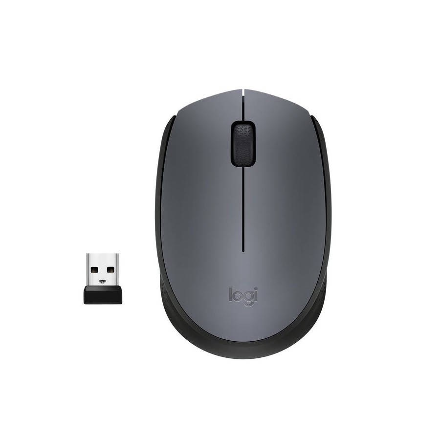 Ratón logitech m170 inalambrico gris 910-004642