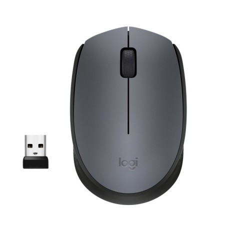 Ratón logitech m170 inalambrico gris 910-004642
