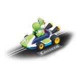 Carrera first nintendo mario kart - yoshi, coche de carreras