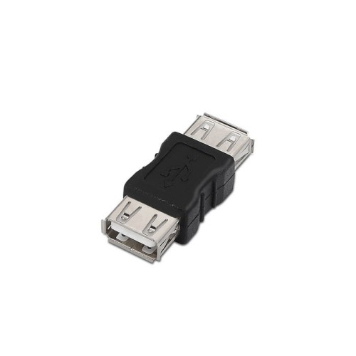 Aisens adaptador usb 2.0 - tipo a hembra hembra - negro
