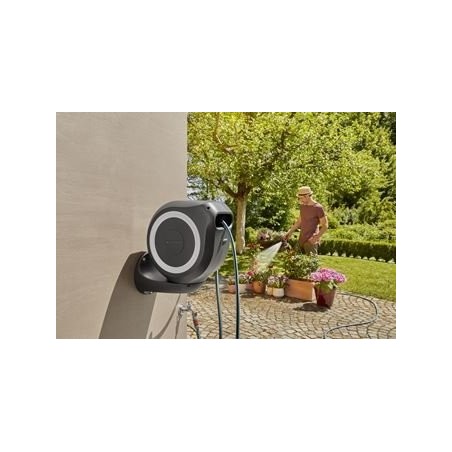 Enrollador automático de pared gardena rollup m - 20 m - blanco - 18612-20