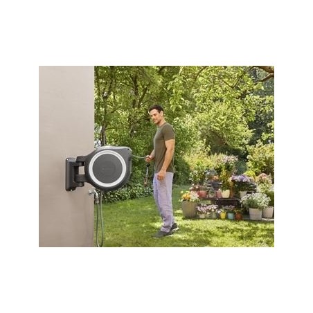 Portamangueras  de pared rollup xl (white) 35 m