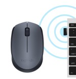 Ratón logitech m170 inalambrico gris 910-004642