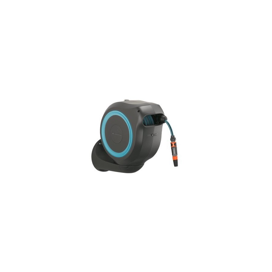 Caja para manguera de pared gardena rollup m (turquesa) 20 m
