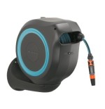 Caja para manguera de pared gardena rollup m (turquesa) 20 m
