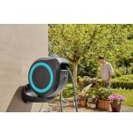 Caja para manguera de pared gardena rollup m (turquesa) 20 m