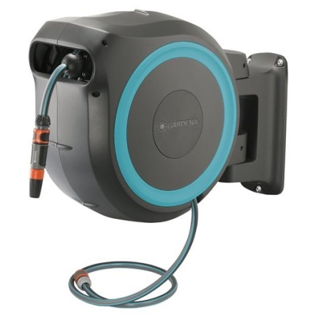 Portamangueras automatico rollup 25mts gardena
