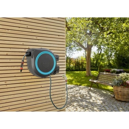 Portamangueras automatico rollup 25mts gardena