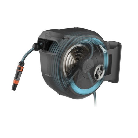 Portamangueras automatico rollup 25mts gardena