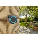 Portamangueras  de pared rollup xl (turquesa) gardena 35 m