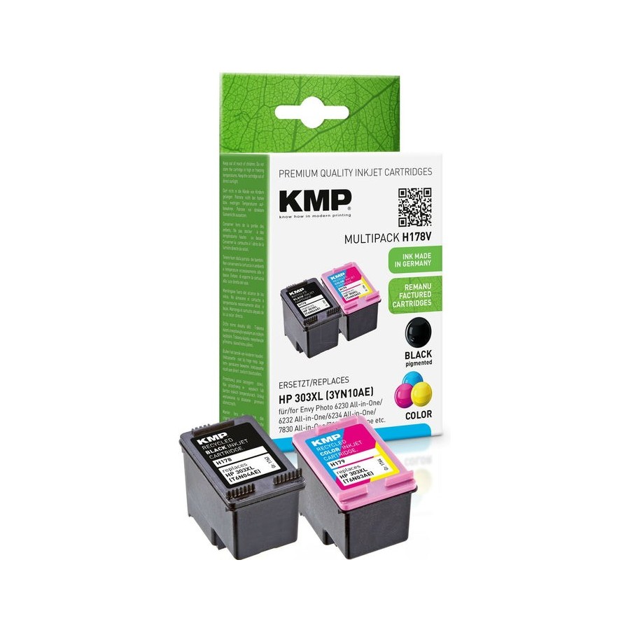 Kmp h178v promo pack bk/color comp. with hp 3yn10ae