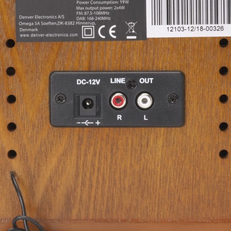 Denver mrd-51 braun tocadiscos