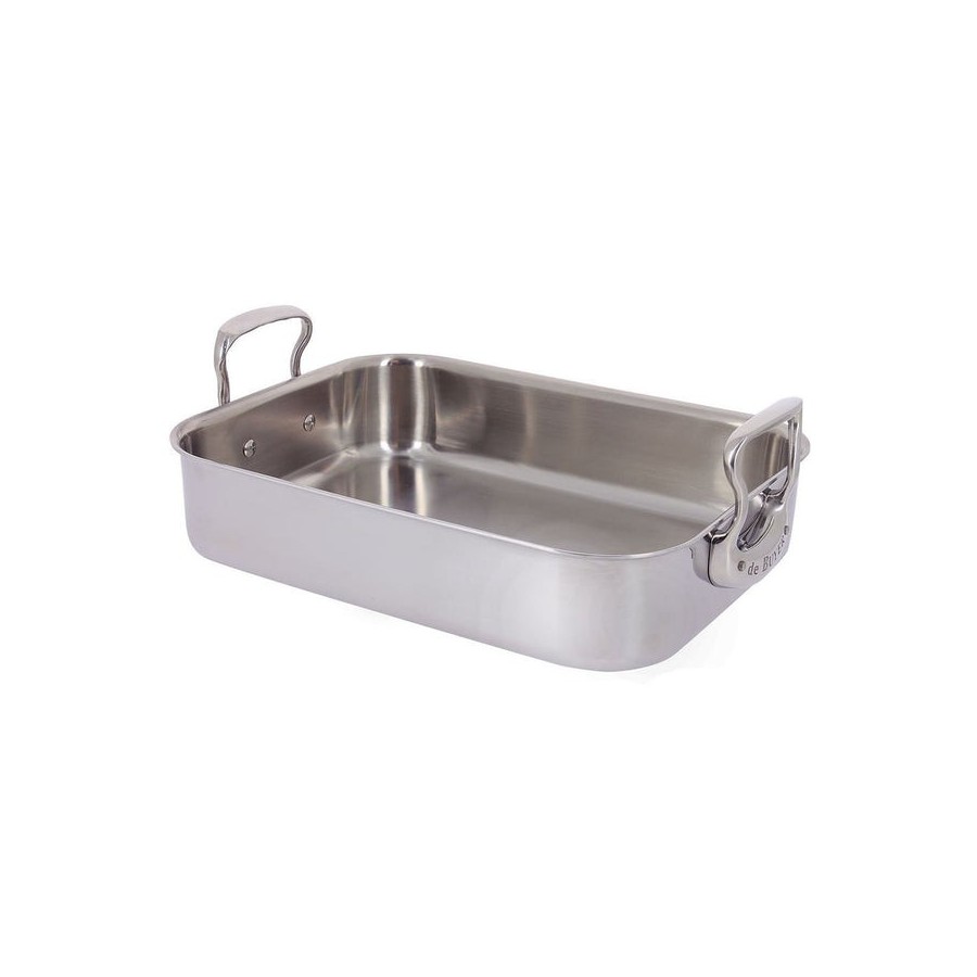 De buyer affinity casserole stainless steel 35x25 cm