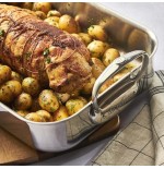 De buyer affinity casserole stainless steel 35x25 cm