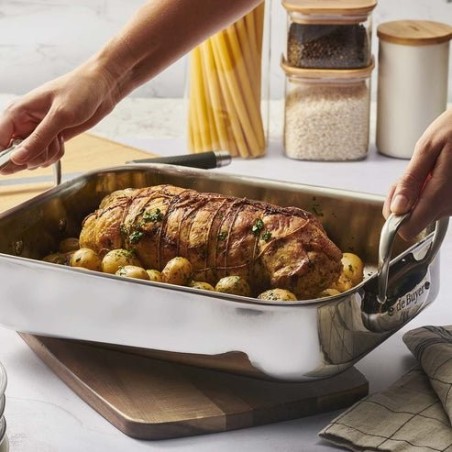 De buyer affinity casserole stainless steel 35x25 cm