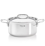 De buyer affinity saucepot acero inoxidable con tapa 28 cm  olla