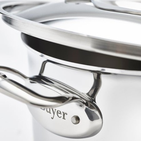 De buyer affinity saucepot acero inoxidable con tapa 28 cm  olla