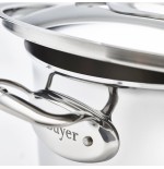 De buyer affinity saucepot acero inoxidable con tapa 28 cm  olla