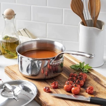 Cacerola affinity de buyer acero inoxidable con tapa 16 cm