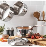 Cacerola affinity de buyer acero inoxidable con tapa 16 cm