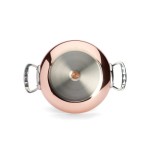 De buyer prima matera saucepot copper/steel 28cm curved induct.cacerola