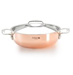 De buyer prima matera saucepot copper/steel 28cm curved induct.cacerola