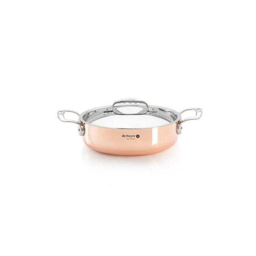 De buyer prima matera saucepot cobre/acero baja induccion 20cm