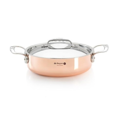 De buyer prima matera saucepot cobre / acero baja inducción 28cm