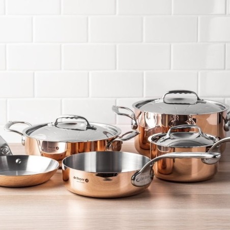 De buyer prima matera saucepot cobre / acero baja inducción 28cm