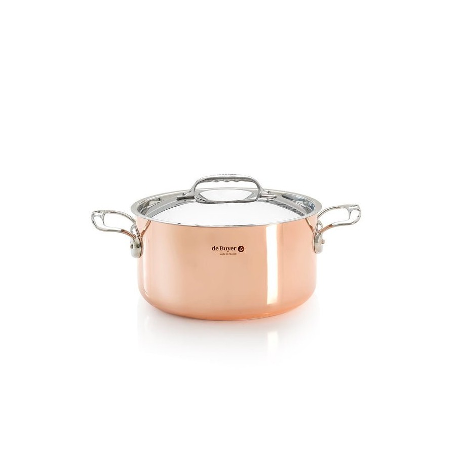 De buyer prima matera olla copper/steel 28 cm induccion