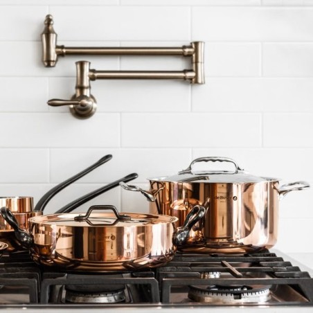 De buyer prima matera olla copper/steel 28 cm induccion